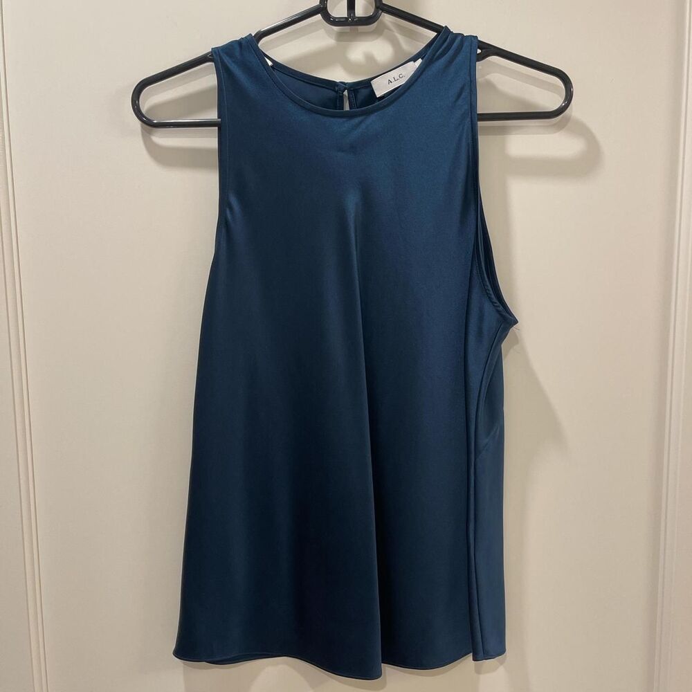 Alc Women's Blue and Navy Top